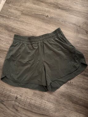 lululemon athletica Olive Green Athletic Shorts
